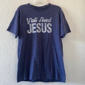 ✅Men JESUS Tee Shirt Size M